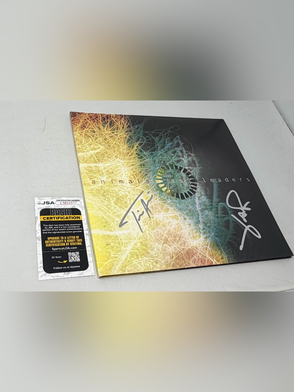 Animals as Leaders signed Self Titled Album JSA COA